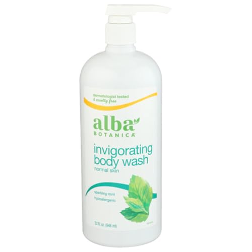 Alba Botanica Alba Botanica Very Emollient Bath and Shower Gel Sparkling Mint 32 oz