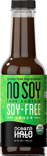 2 bottles of Less Sodium NoSoy (soy-free) sauce by Ocean's Halo