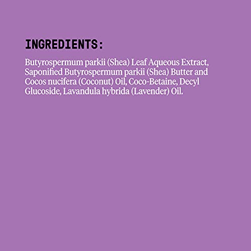 Alaffia EveryDay Shea Shampoo - Normal to Very Dry Hair, Helps Clean with Shea Butter and Coconut Oil, Fair Trade, Lavender, 32 Fl Oz