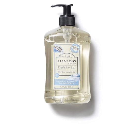 A LA MAISON, Soap Liquid French Sea Salt, 16.9 Fl Oz