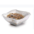 100-PACK OF LID PLAS F/16 OZ BOWL FLAT CLR
