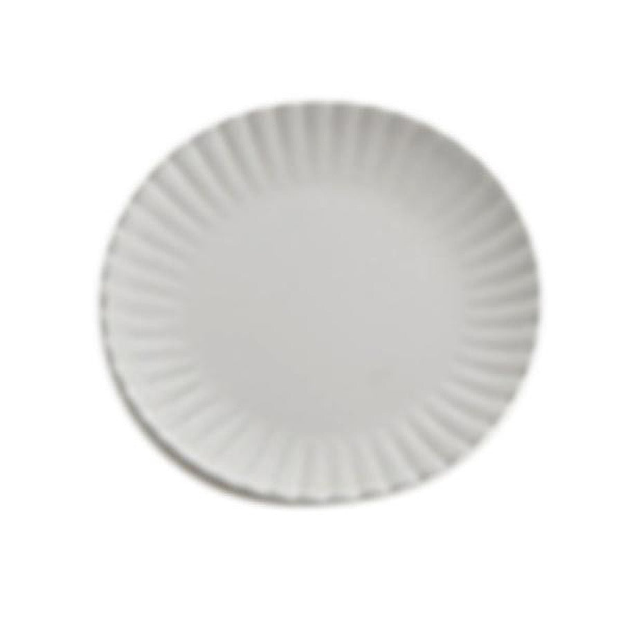 1-PACK OF PLATE PLASTIC WHITE