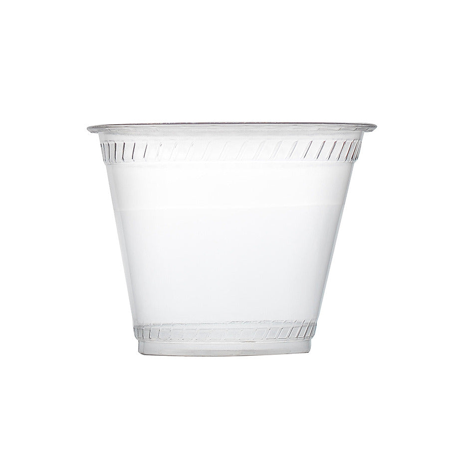 50-PACK OF CUP PLAS CLR PET SQT 9 OZ