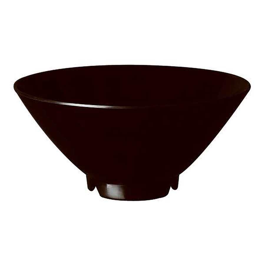 12-PACK OF Bowl Plastic Soup Rice Black