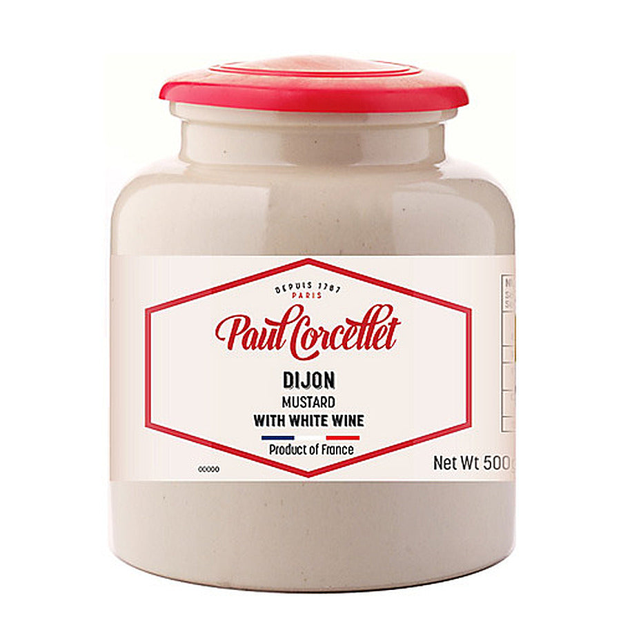 6-PACK OF MUSTARD DIJON WITH WHITE WINE