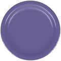 10-PACK OF Plate Papr Dessert Purple 7"