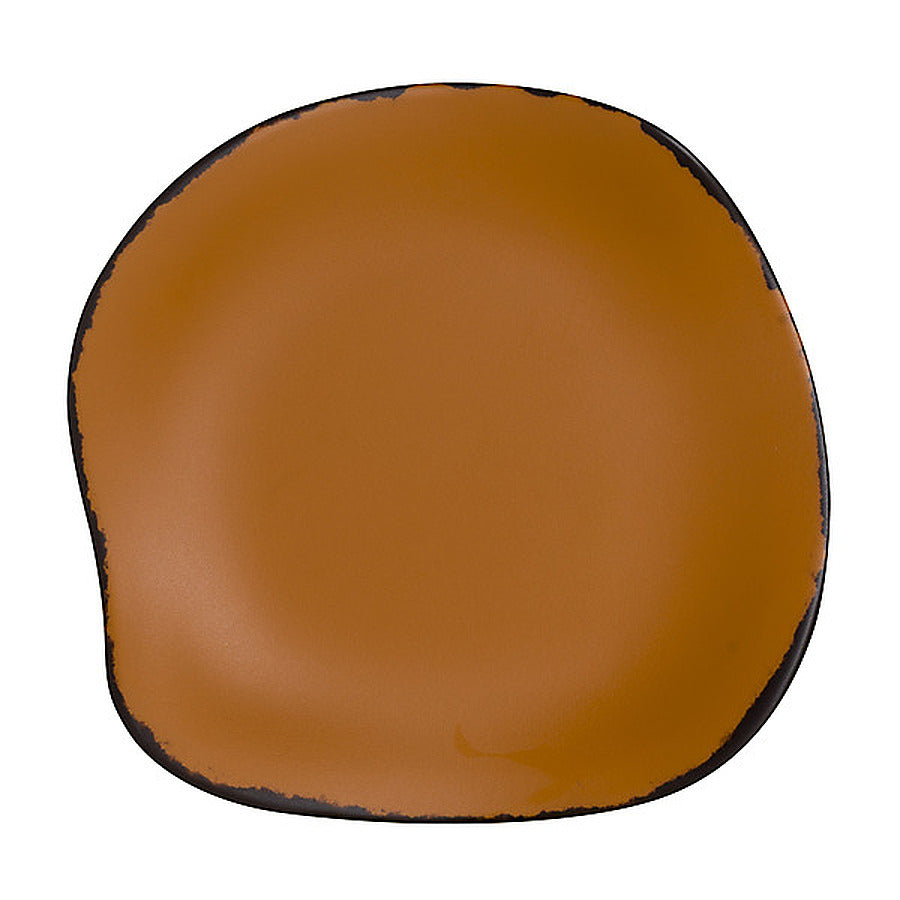 12-PACK OF Plate Plastic Rustic Clay 11.5 Inch