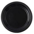 1-PACK OF PLATE PLAS BLK 9IN POLY