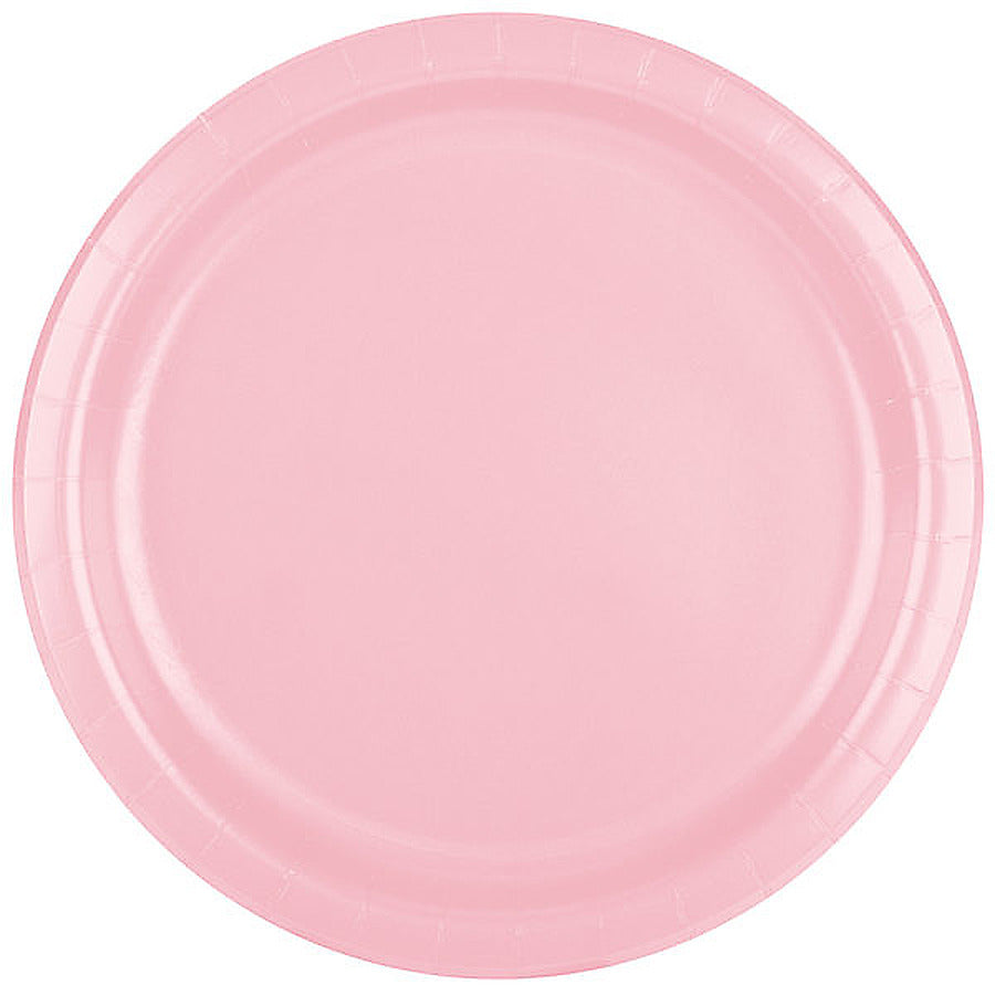 10-PACK OF Plate Papr Dinner Classic Pink 8.75"