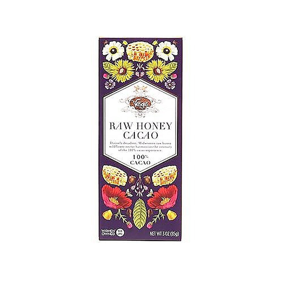12-PACK OF CHOCOLATE BAR RAW HONEY