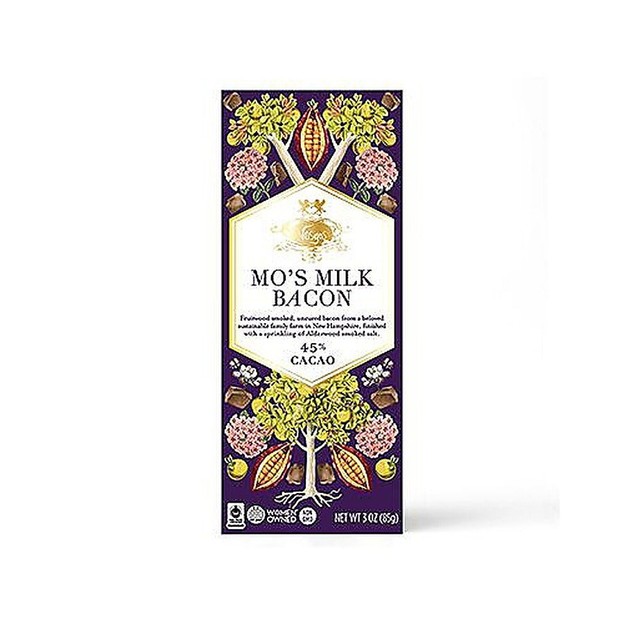 12-PACK OF CHOCOLATE BAR MO'S MILK BACON