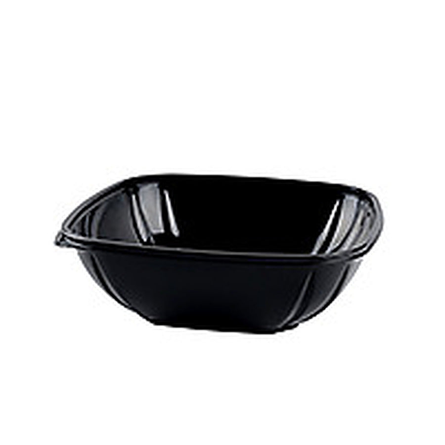 1-PACK OF BOWL PLAS PET BLK SQR 320OZ