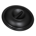 500-PACK OF LID DOME PLAS HH BLK