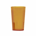 24-PACK OF TUMBLER PLAS PEBBLED AMBER
