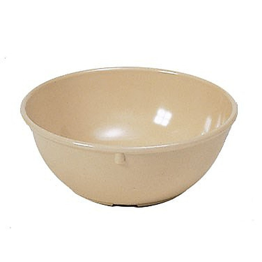 48-PACK OF Bowl Plastic Nappie Melamine Tan