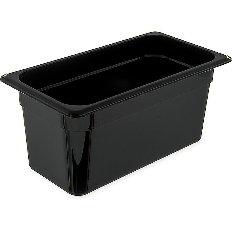 6-PACK OF PAN FOOD PLAS BLK 6DP THIRD
