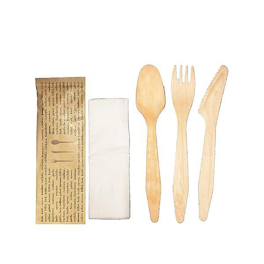 1-PACK OF KIT CUTLERY WOOD K/F/S/N 7-IN