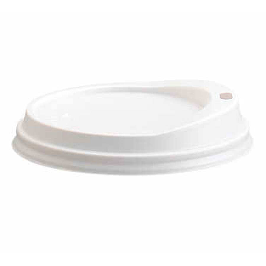 1-PACK OF LID MUG DISPOSABLE WHT