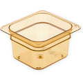 1-PACK OF Pan Food Storage Amber 4" Deep