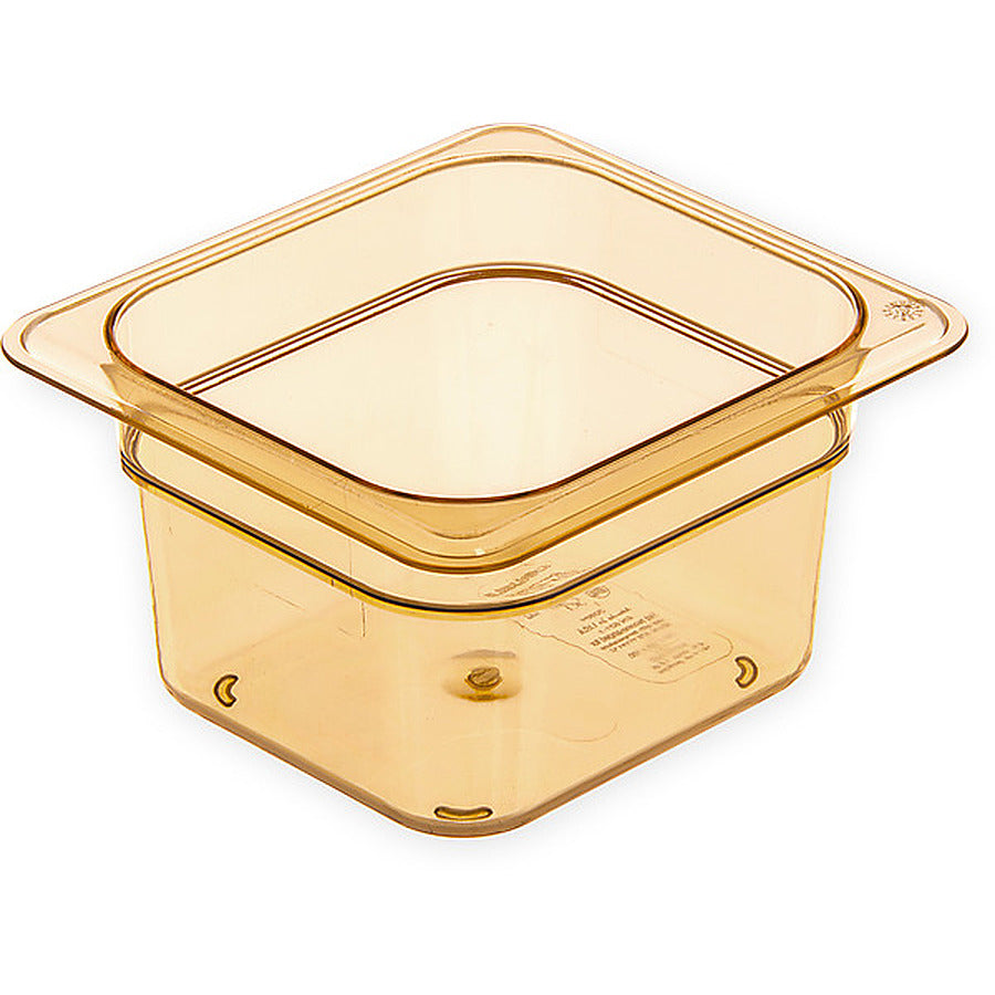 1-PACK OF Pan Food Storage Amber 4" Deep