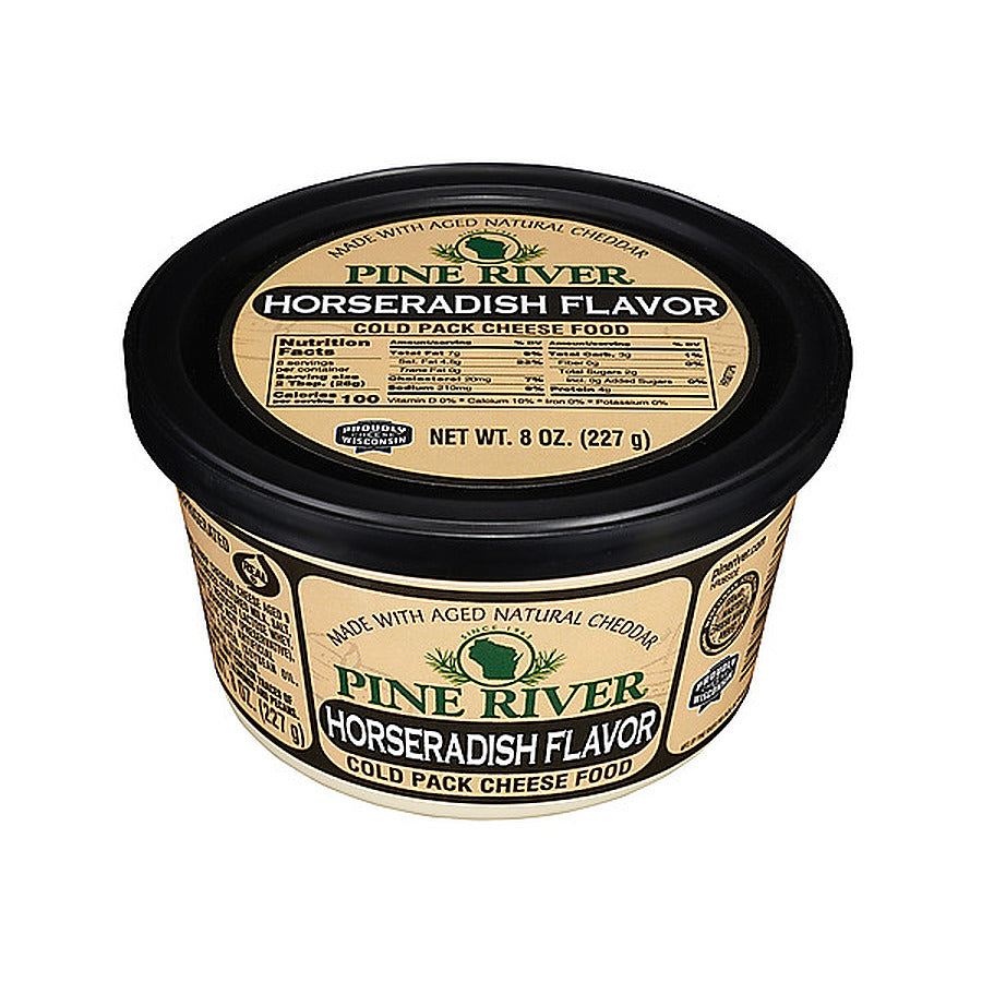 12-PACK OF CHEESE SPREAD HORSERADISH