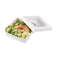 250-PACK OF BOX WHITE W/LID WINDOW 22 OZ