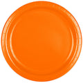 10-PACK OF Plate Papr Dinner Sun Orange 8.75"