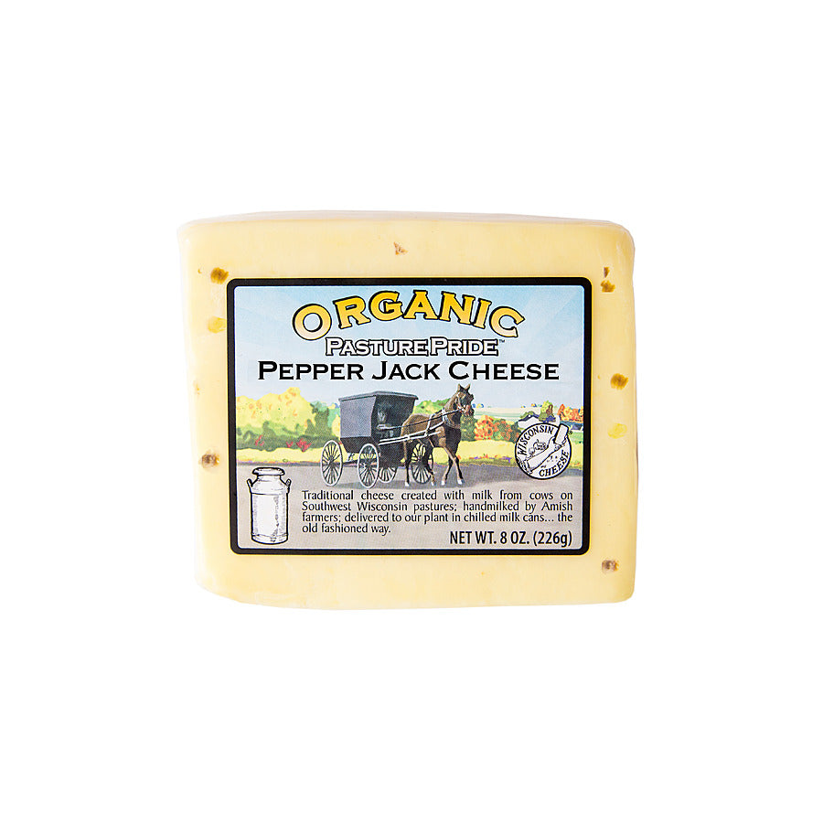 12-PACK OF CHEESE PEPPER JACK ORGANIC