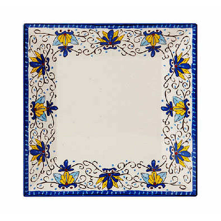 6-PACK OF PLATE SQUARE MLMN SNT LCA 12"L