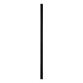 1-PACK OF STRAW PAPER BLK UNWRP 7.75"