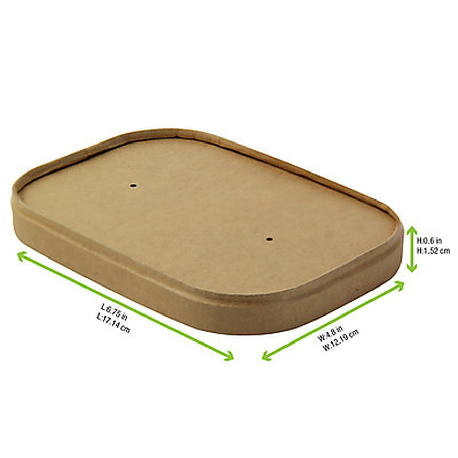 8-PACK OF LID PAPER FOR MEAL BOX 24Z