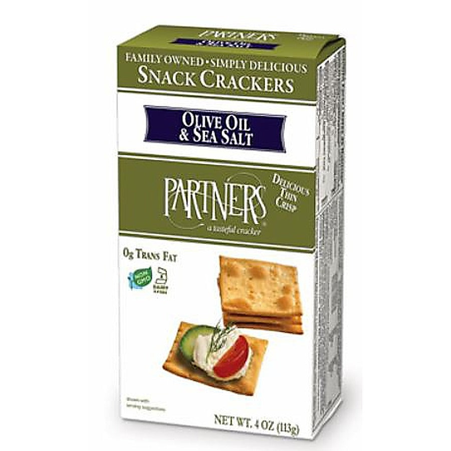6-PACK OF SNACK CRACKER OLIVE OIL SEA SA
