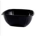 50-PACK OF BOWL PLAS PET SQR BLK 160OZ