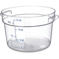 6-PACK OF CONTAINER FOOD 12QT CLR RND