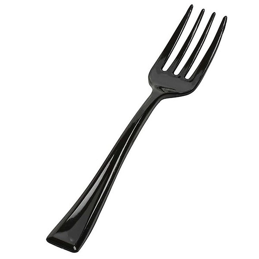 960-PACK OF FORK PLAS TINY TASTING BLK