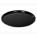 25-PACK OF TRAY PLAS SUPREME RND BLK