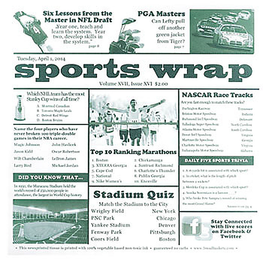 1000-PACK OF TISSUE BAKERY SPORT WRAP
