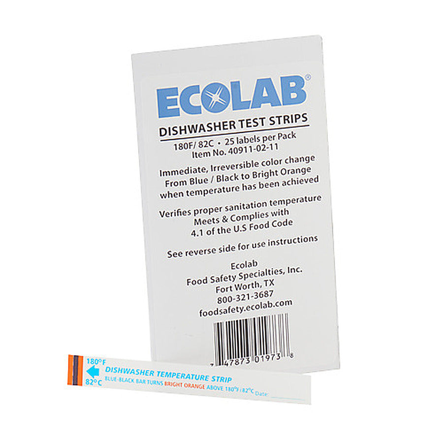 1- PACK OF TEST PAPER STRIP DSHWSHR 180F
