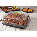 25-PACK OF PLATTER PLAS BLK 14 W/CLR LID