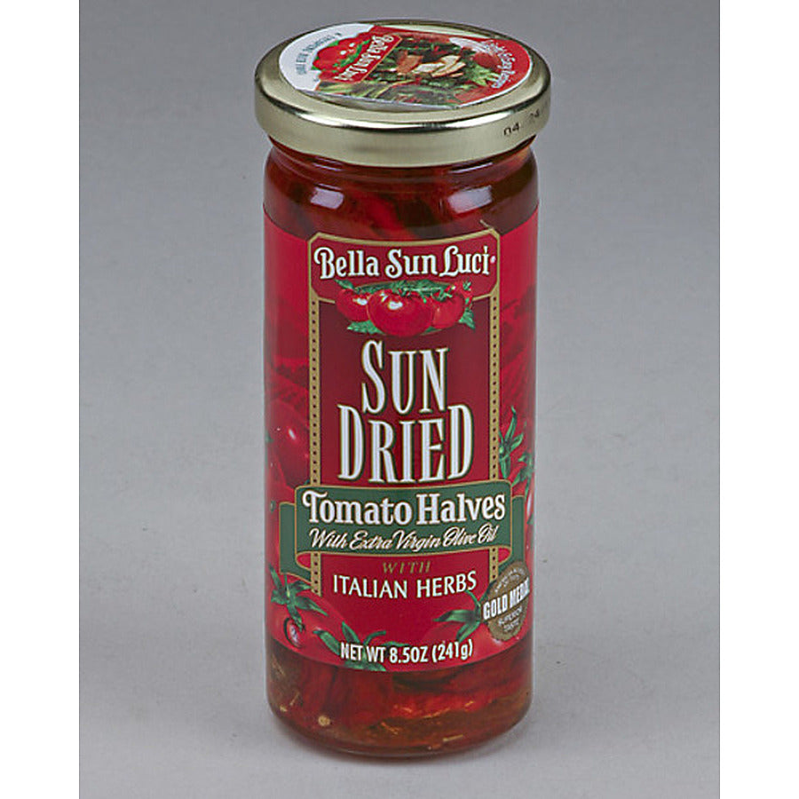 12-PACK OF TOMATO SUNDRIED HALVES IN OIL
