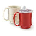 24-PACK OF Mug Plastic Tritan Ivory 8 Ounces