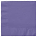 12-PACK OF Napkin Bev 2-ply Purple Square 10"