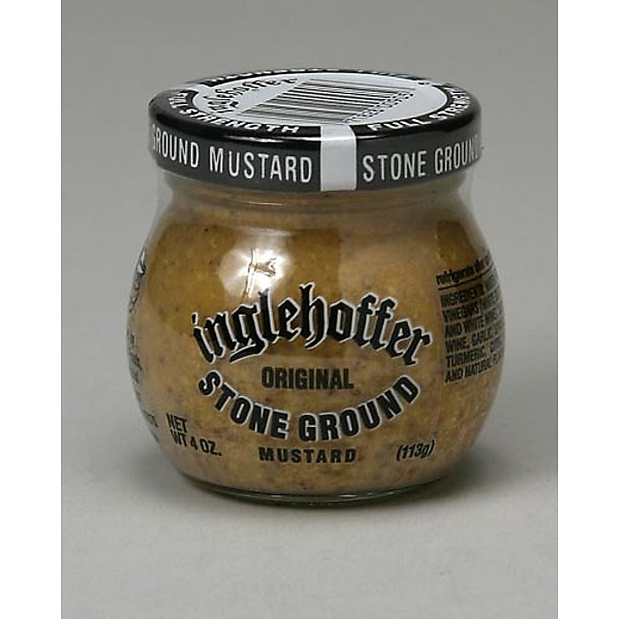 12-PACK OF MUSTARD STONE GRND GLS JAR