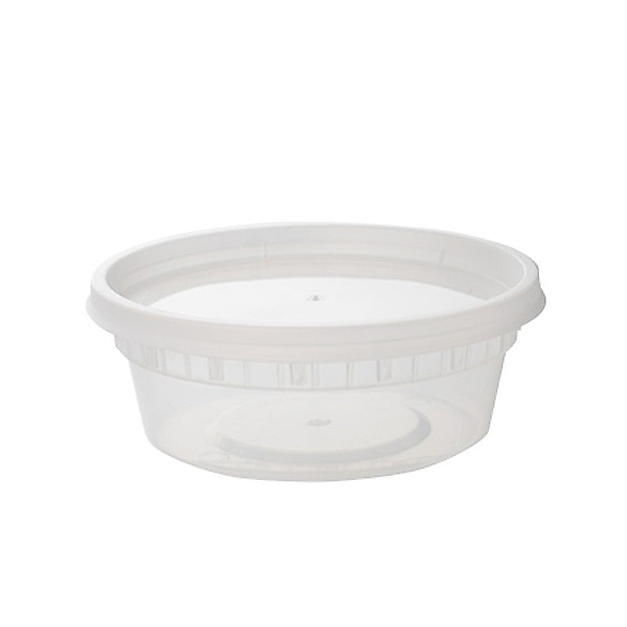 1-PACK OF CONTAINER PLAS DELI 8 OZ W/LID