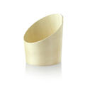 1-PACK OF CUP PORTION SLANTED WOOD 7 OZ