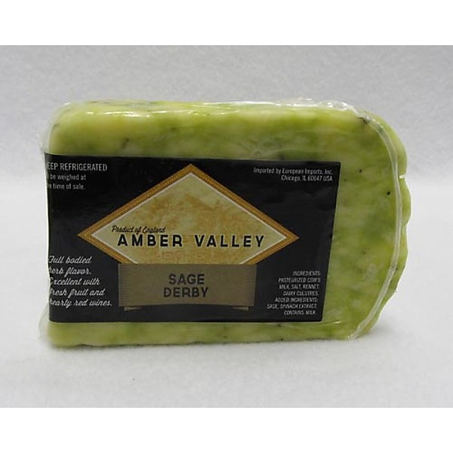 1-PACK OF CHEESE DERBY WITH SAGE PRE CUT