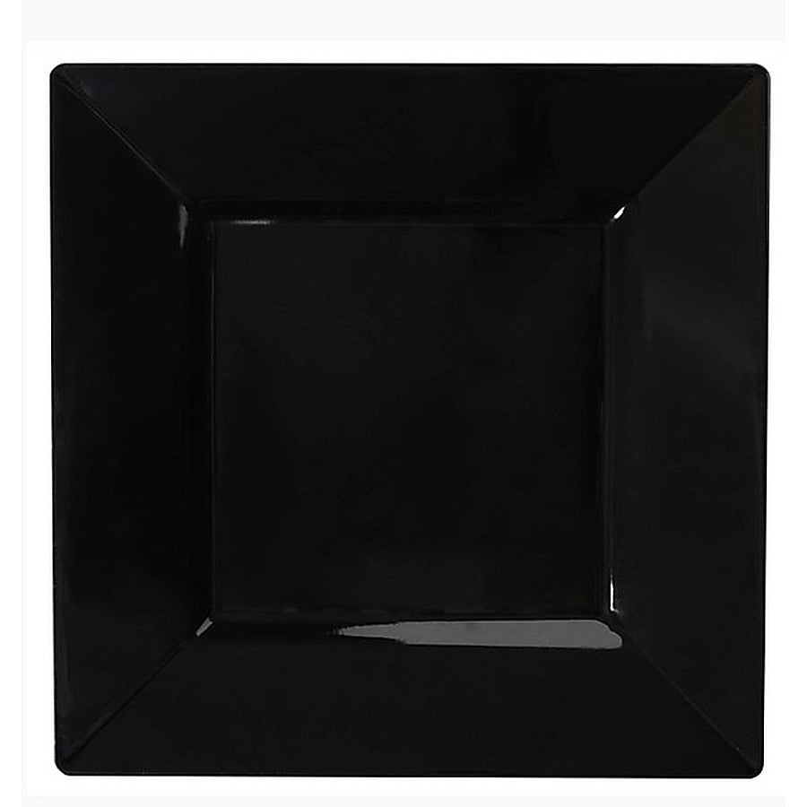 120-PACK OF PLATE PLAS DINNER SQUARE BLK