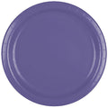 10-PACK OF Plate Papr Dinner Purple 8.75"