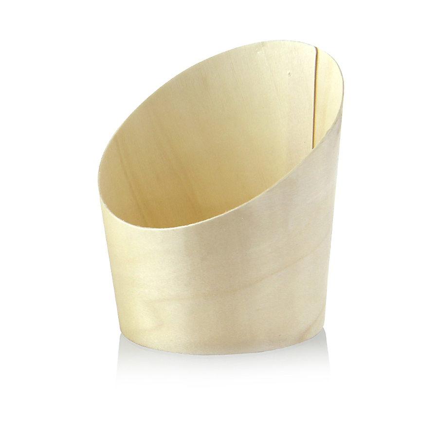 1-PACK OF CUP PORTION SLNTED WOOD 9.5 OZ
