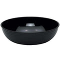 4-PACK OF BOWL SALAD PLAS RIBBD BLK RND